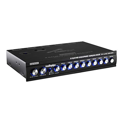 Audiopipe Audiopipe 9 Band Equalizer for Superior Sound Control and Enhanced Audio Experience - View 2 of 7