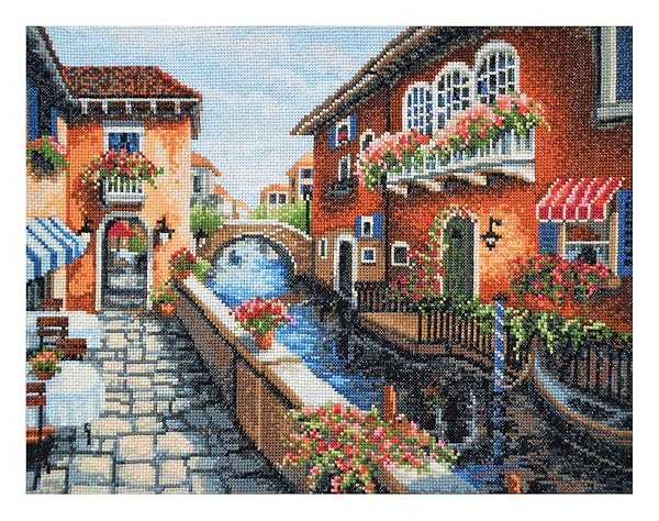 Povitrulya Shop Povitrulya Venice Counted Cross Stitch Kit for Adults - Perfect Craft Project!
