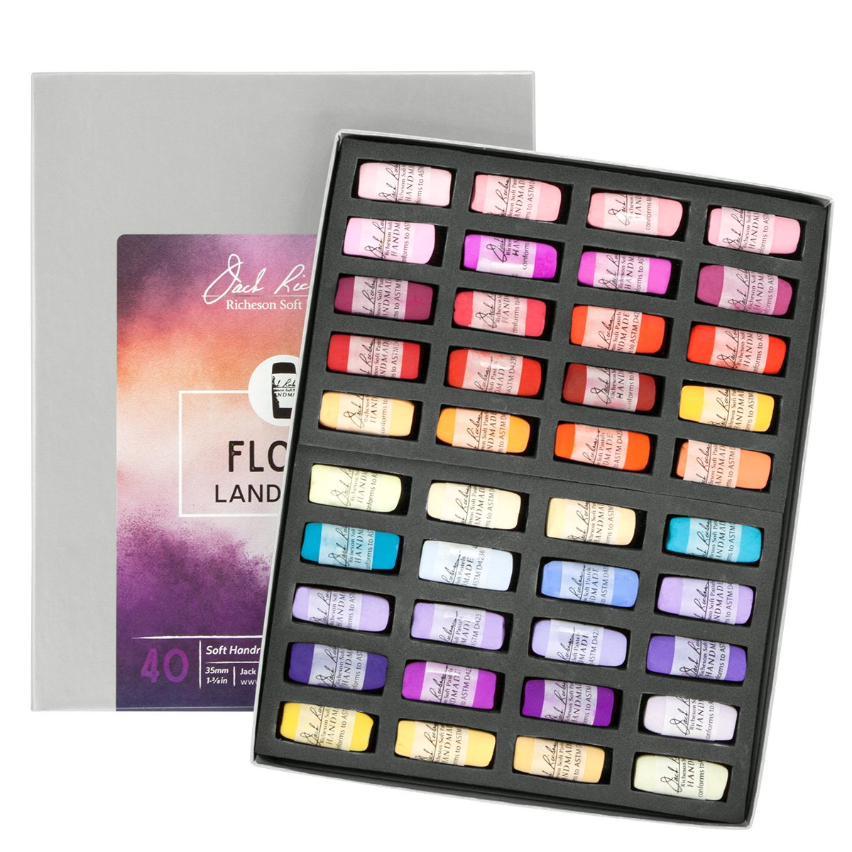 Jack Richeson 422930 Landscape Flora 40 Piece Set for Artists and Crafters