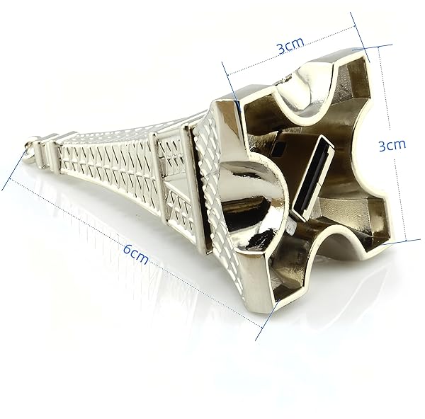 WooTeck WooTeck 128GB Metal Eiffel Tower USB Flash Drive High Speed Storage Unique Design for Easy Data Transfer - View 5 of 8