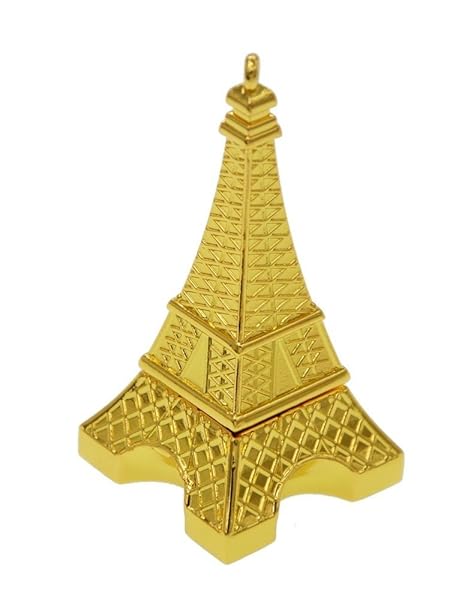 WooTeck WooTeck 64GB Metal Eiffel Tower USB Flash Drive Golden Stylish Storage Solution for Data Transfer and Backup - View 4 of 10