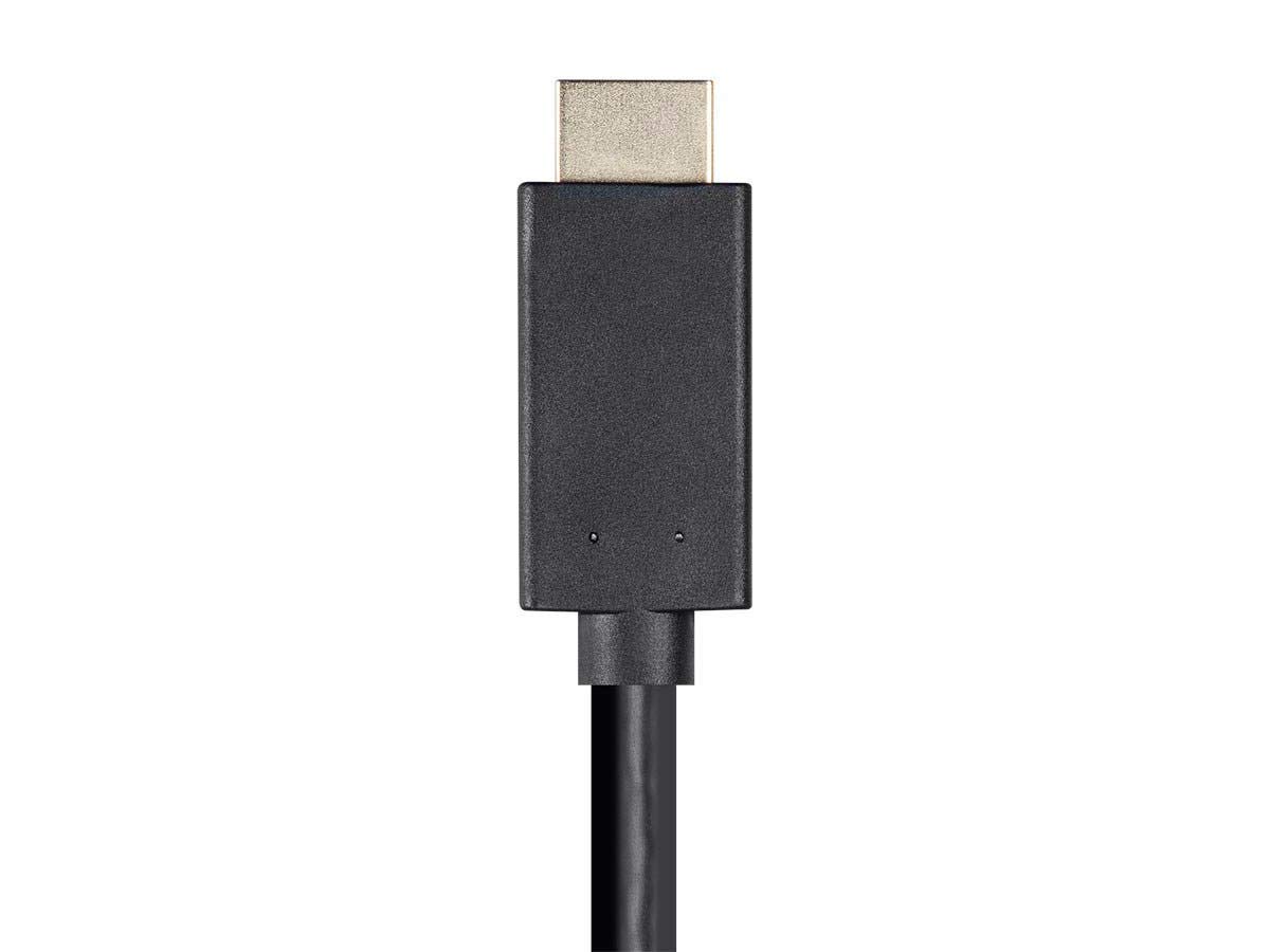 Monoprice DisplayPort 1.1 to HDTV Cable 4K 1080p 6 Feet Gold Plated Connectors Deep Color Black - View 4 of 6