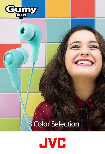 JVC JVC Gumy HAFX7B Black Earbuds: Powerful Sound & Comfortable Fit with Silicone Ear Pieces - View 4 of 7