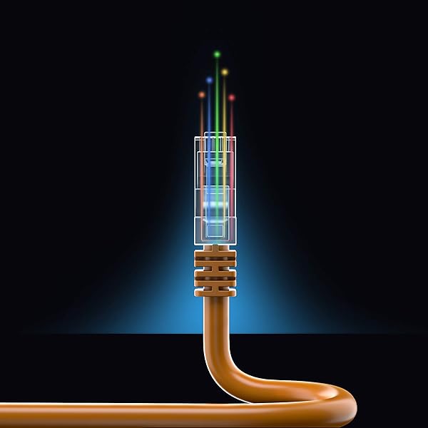 Maximm Maximm Cat6 Ethernet Cable 150 Feet Pure Copper UL Listed LAN UTP RJ45 Network Internet Cable Orange - View 7 of 7