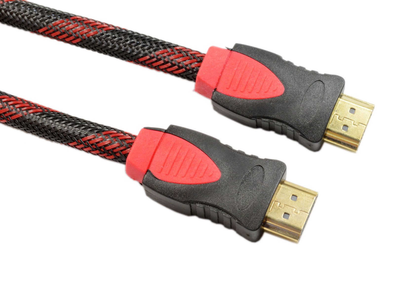 CableVantage Premium 100FT HDMI Cable for BluRay 3D DVD PS4 Xbox One HDTV 1080P High Speed Braided Nylon Cable - View 2 of 2