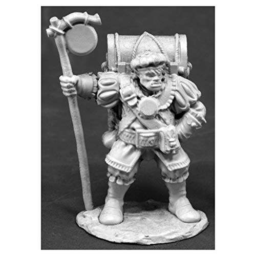 DHL Half Orc Merchant Unique Fantasy Character for Tabletop RPGs and Collectibles