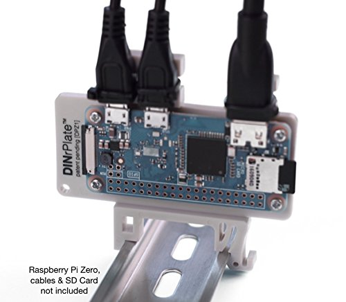 DIN Rail Mount for Raspberry Pi Zero 3 Pack Durable Easy Installation Perfect for Projects - View 3 of 6