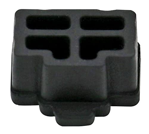 iexcell 50 Pcs Black RJ45 Ethernet Hub Port Dust Cover Caps - Anti-Dust Protector for Network Connections - View 4 of 7