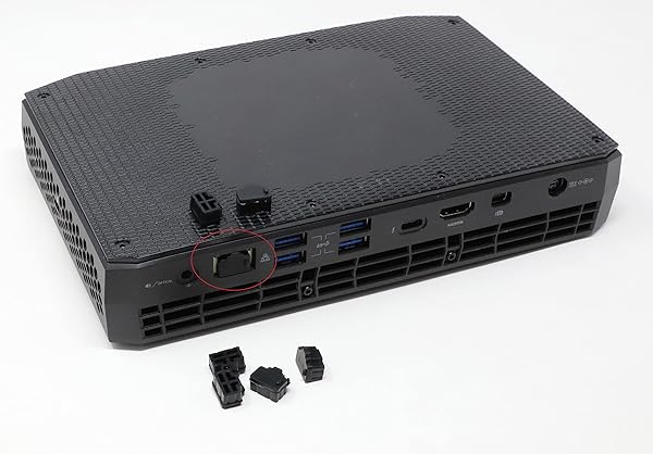 iexcell 50 Pcs Black RJ45 Ethernet Hub Port Dust Cover Caps - Anti-Dust Protector for Network Connections - View 6 of 7