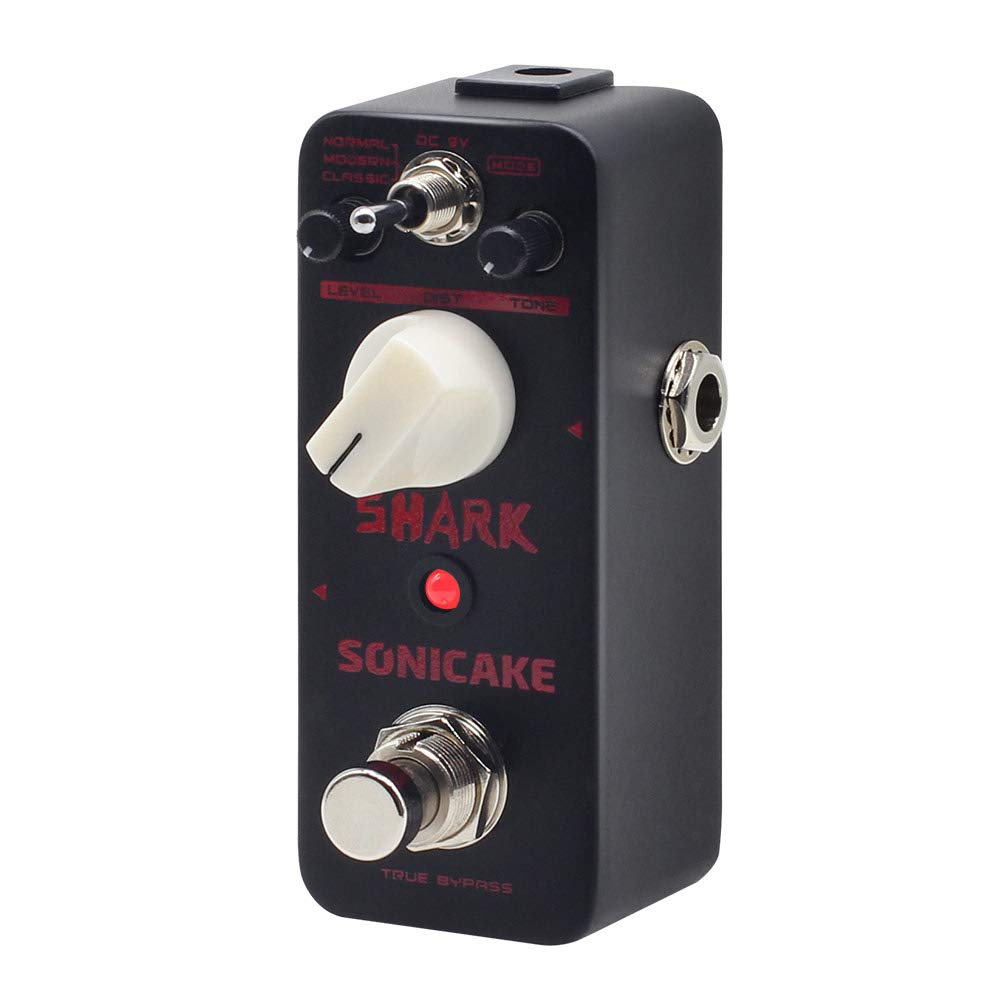 SONICAKE SONICAKE Distortion Guitar Pedal with 3 Modes Normal Modern Classic High Gain True Bypass for Ultimate Guitar Effects