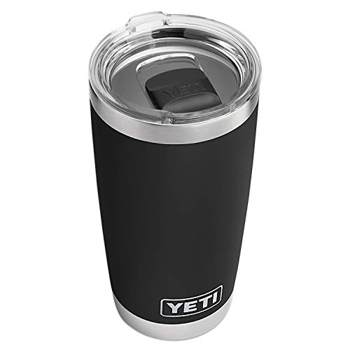 YETI YETI Rambler 20 oz Tumbler: Stainless Steel, Vacuum Insulated, Black with MagSlider Lid