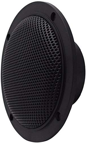 4 Inch Herdio Waterproof Marine Outdoor Audio Stereo Sound System 160 Watts for Boat Car Motorcycle Cloth Surround Low Profile Design Black Pair - View 4 of 8