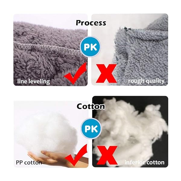 Barelove Soft Washable Rectangular Dog Cat Bed Mattress with Anti-Slip Waterproof Bottom Plush Fleece for Small Pets in Pink - View 4 of 8