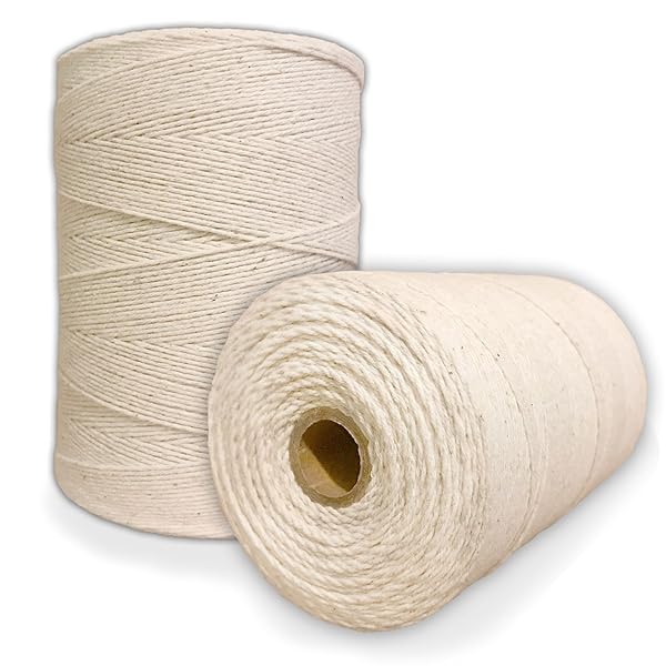 Paper Farm Durable Loom Warp Thread Natural Off White 800 Yards Ideal for Weaving Carpets Tapestries Rugs Blankets and Patterns