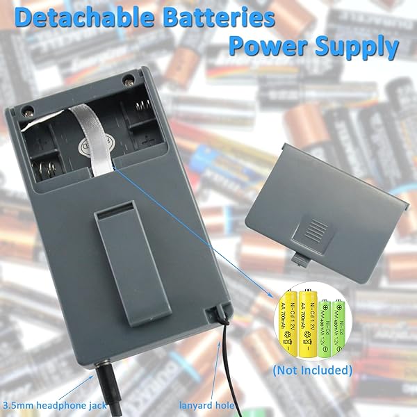 EXMAX EXMAX® E108 Wireless Stereo FM Radio Receiver Portable Pocket Small Mini FM Radio Receiver Earbuds LCD Clock Earphone for FM Translator Tour Guide System Jogging Running Walking Yardwork - Gray - View 7 of 10