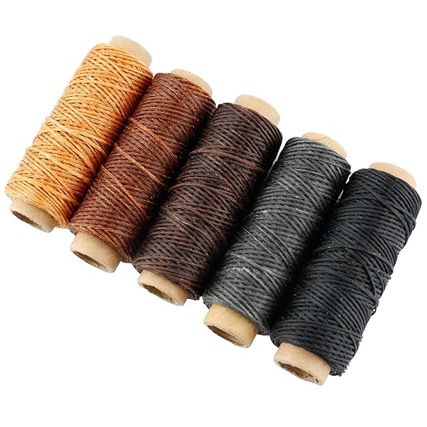 JANYUN JANYUN 264 Yards 150D Waxed Thread Cord for Leather Craft - 1mm, 8 Colors, DIY Sewing Supplies - View 5 of 8