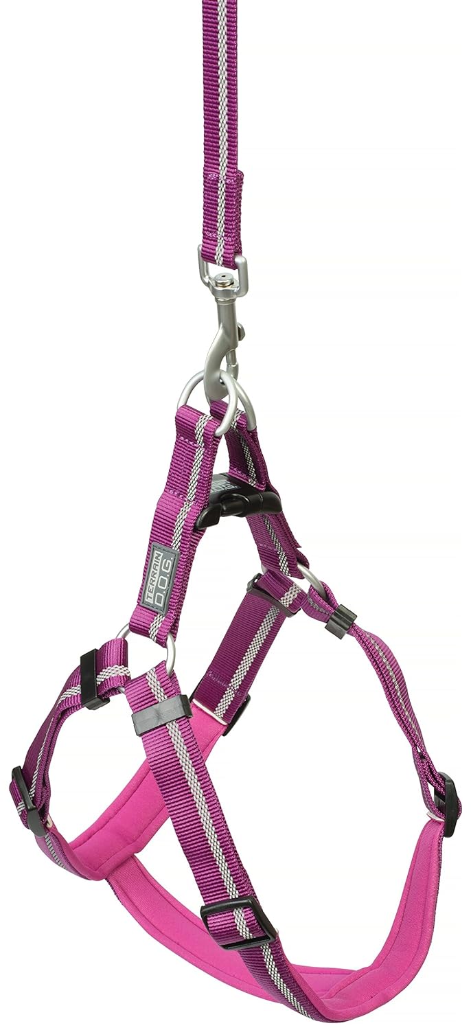 Terrain D.O.G. Terrain DOG Reflective Dog Harness Medium Navy for Safety and Comfort - View 4 of 9