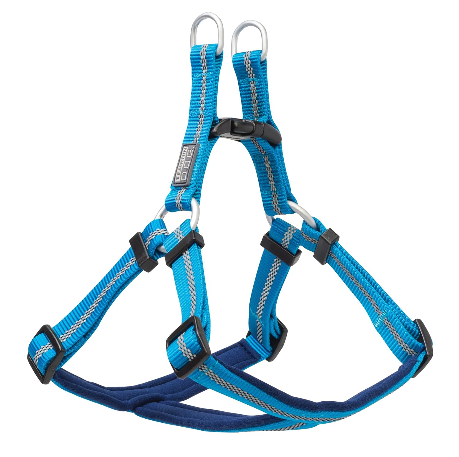 Terrain D.O.G. Terrain DOG Reflective Dog Harness Medium Navy for Safety and Comfort - View 5 of 9