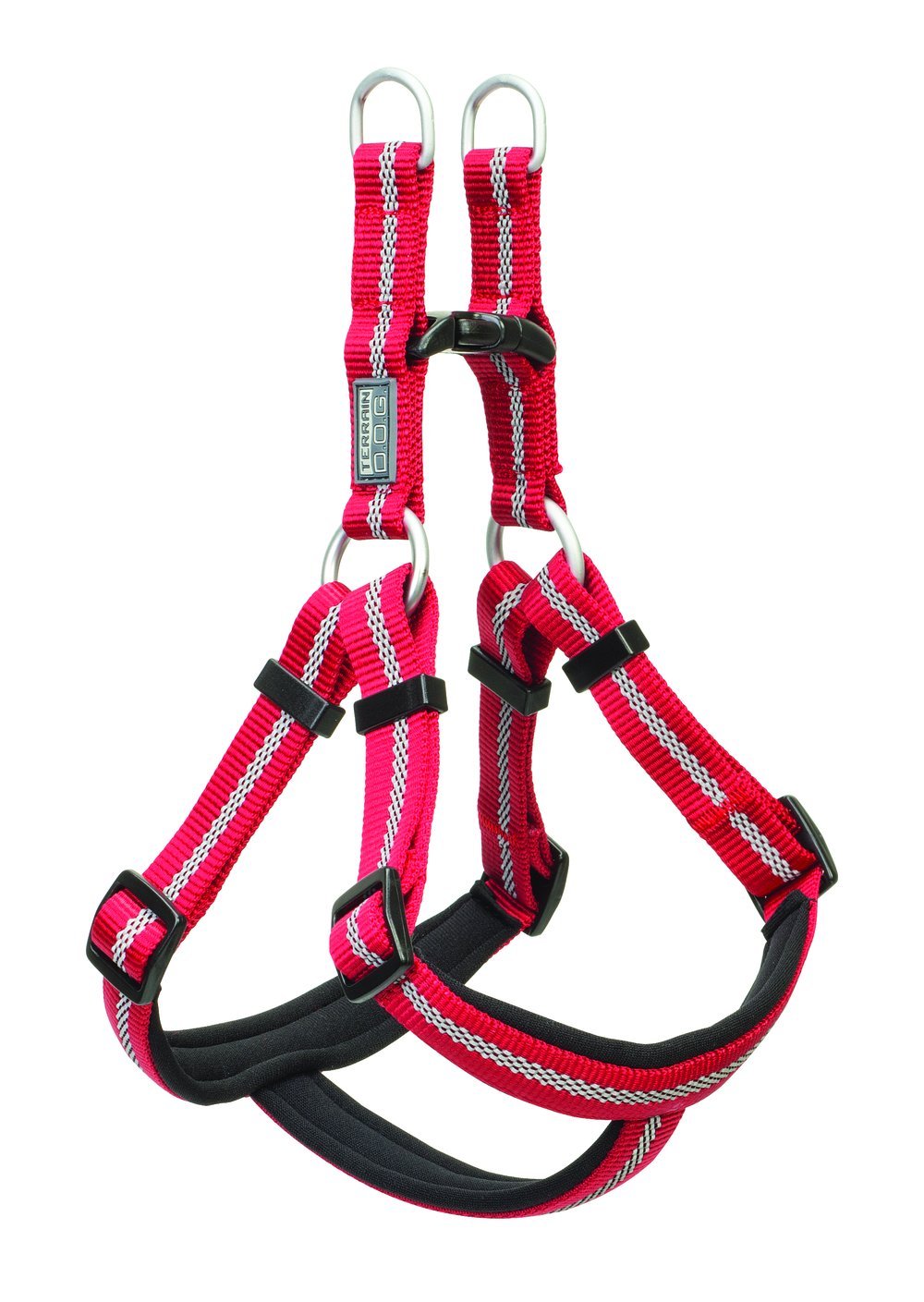 Terrain D.O.G. Terrain DOG Reflective Dog Harness Medium Navy for Safety and Comfort - View 7 of 9