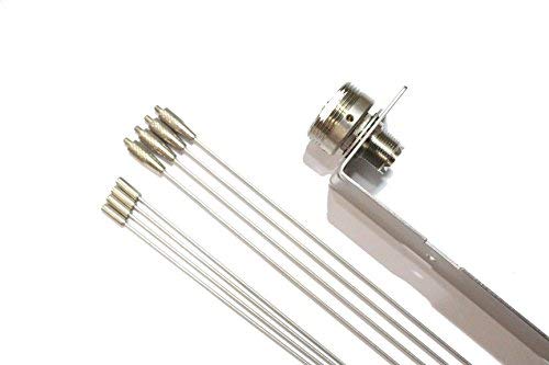 BTECH "Nagoya GPK-01 Ground Plane Kit: 21" Radials, SO-239 Connector, 2" Pole Mount for Base & Field Use" - View 4 of 8