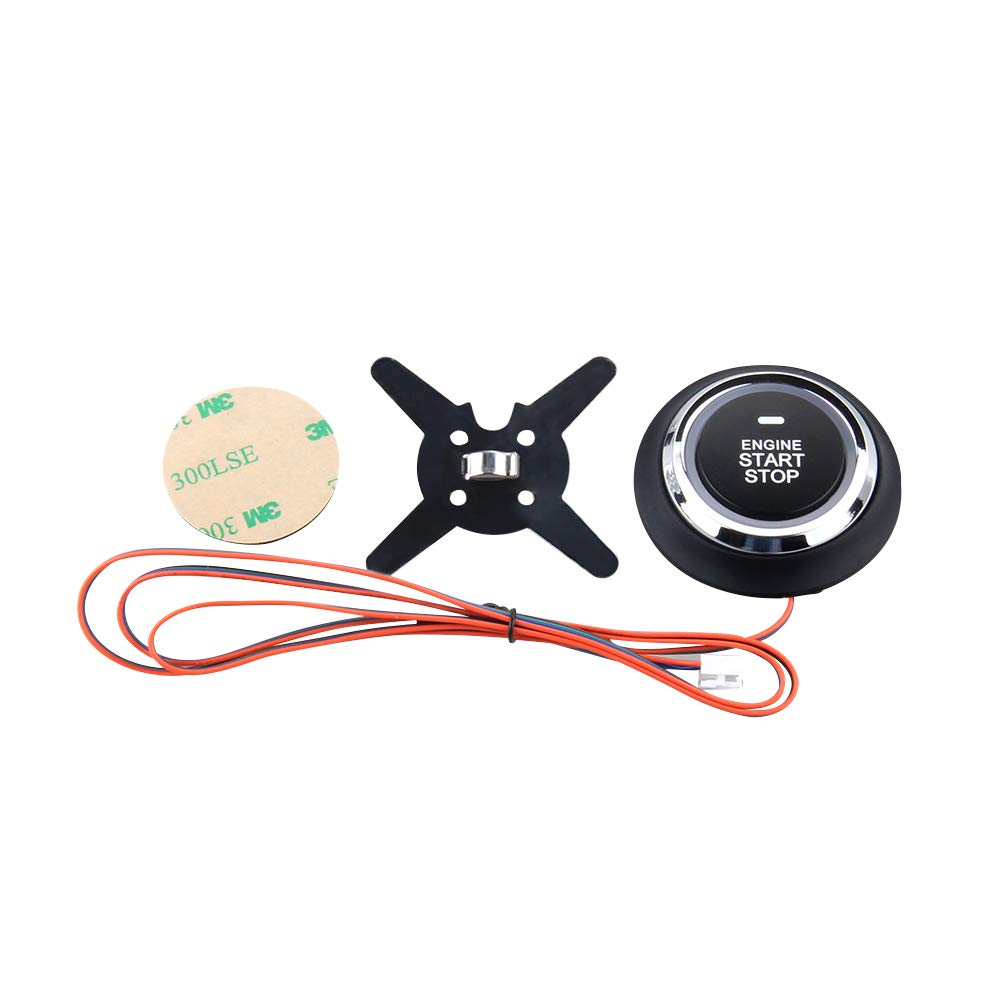 EASYGUARD EASYGUARD ES002-P2 Engine Start Button Module Remote Start for Automatic Cars Compatible with Original or Aftermarket Key Fobs DC12V - View 4 of 9