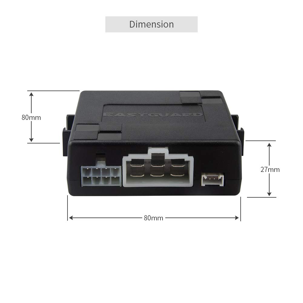 EASYGUARD EASYGUARD ES002-P2 Engine Start Button Module Remote Start for Automatic Cars Compatible with Original or Aftermarket Key Fobs DC12V - View 5 of 9