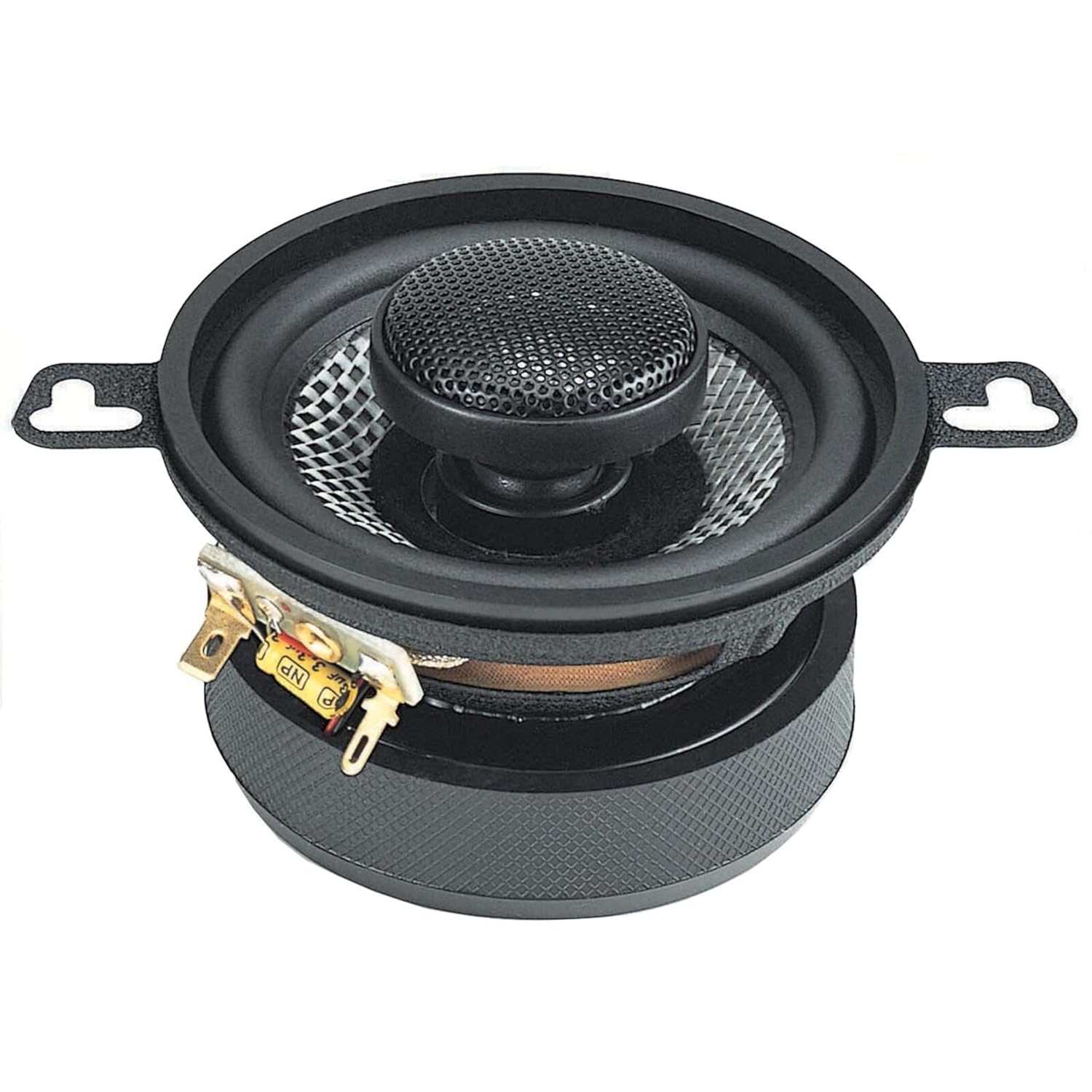 American Bass American Bass SQ 3.5 Coaxial Speakers 2 Way 80 Watt Max Power 4 Ohm 85 dB Efficiency Swivel Tweeter Glass Fiber Cone - View 2 of 6