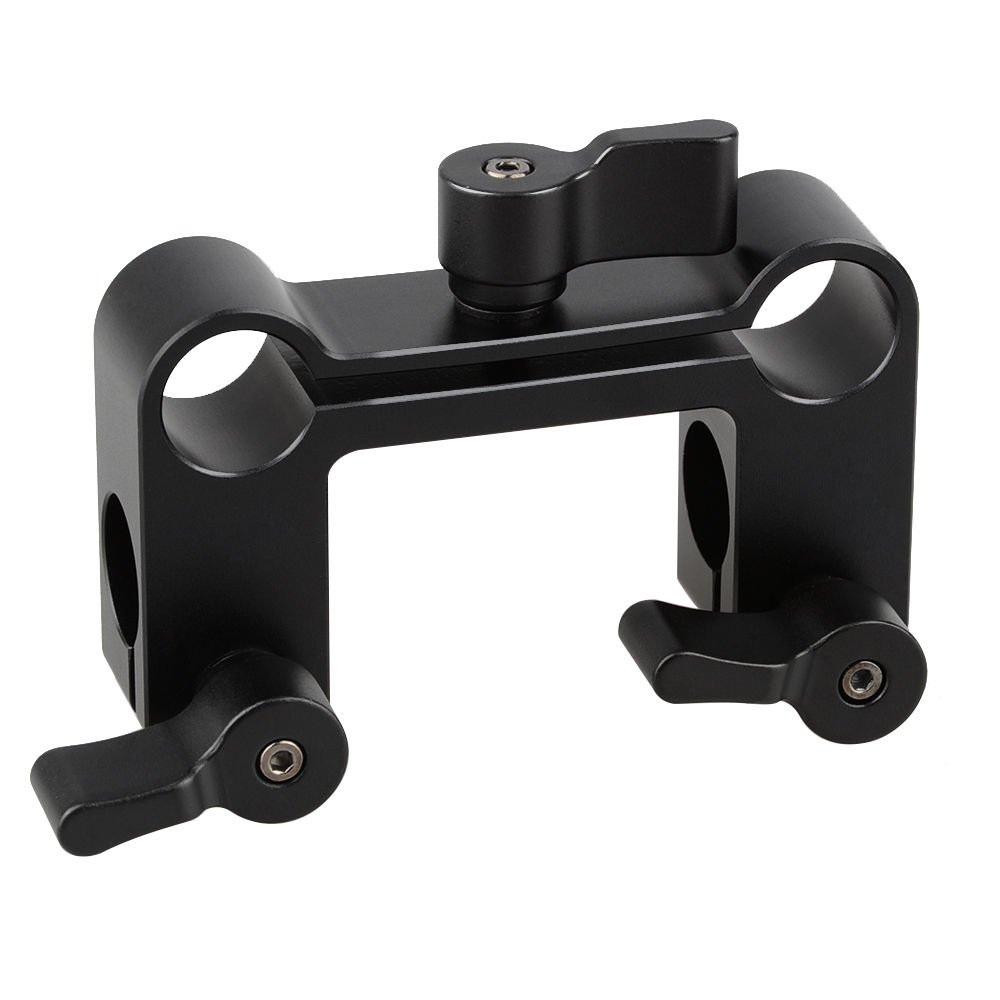 CAMVATE 15mm Rod Offset Railblock 90 Degree DSLR Support Set for Stable Camera Rigging and Enhanced Filmmaking - View 4 of 5