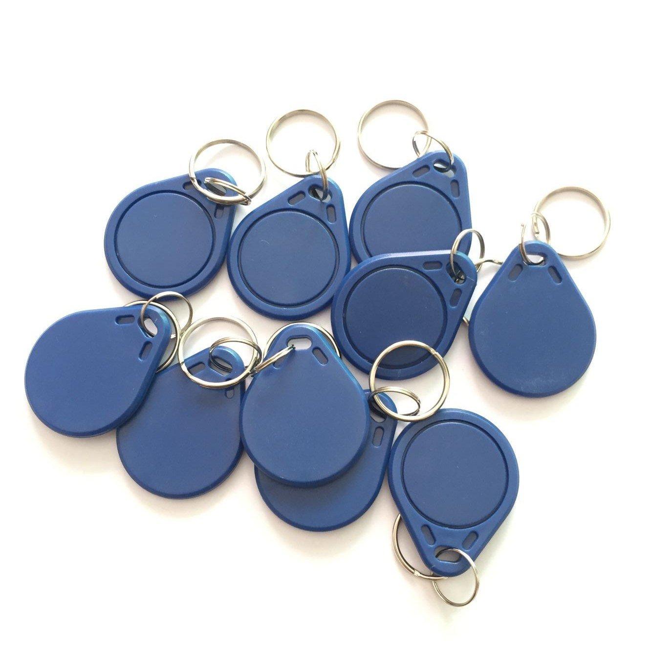 XCRFID 10pcs UID Changeable MF1K Key Tag Copier - Rewritable Smart IC Card S50 by XCRFID