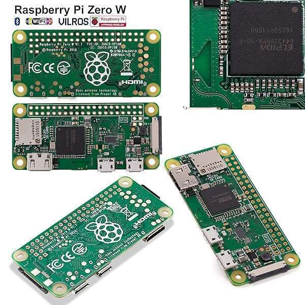 Vilros Raspberry Pi Zero W Starter Kit - Black Case, Power Supply & Accessories Included - View 3 of 10