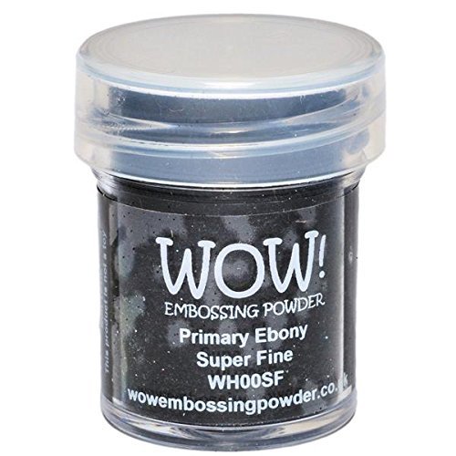 WOW! Embossing Powders Wow! Embossing Powder Black & White Bundle - Primary Ebony, Opaque Bright White, Clear Gloss (15ML) - View 3 of 6