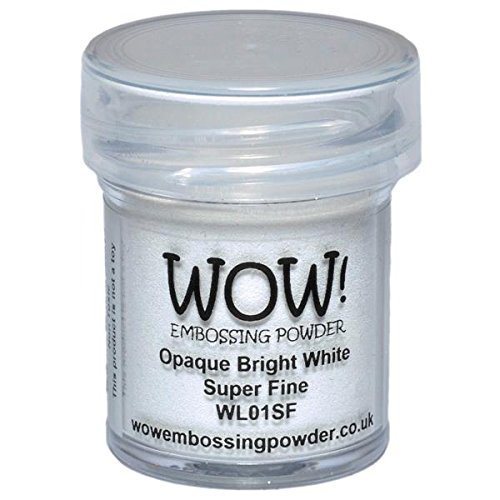 WOW! Embossing Powders Wow! Embossing Powder Black & White Bundle - Primary Ebony, Opaque Bright White, Clear Gloss (15ML) - View 4 of 6