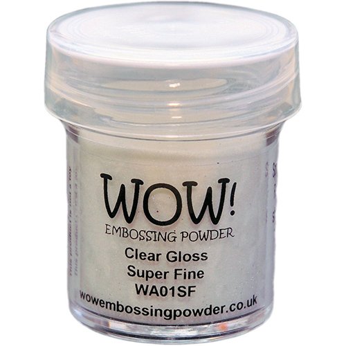 WOW! Embossing Powders Wow! Embossing Powder Black & White Bundle - Primary Ebony, Opaque Bright White, Clear Gloss (15ML) - View 5 of 6