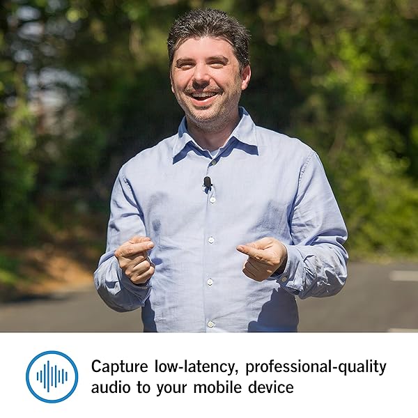 SAMSON Samson Go Mic & Mobile Beltpack Transmitter with LM8 Lavalier Mic - Ultimate Portable Audio Solution - View 5 of 6