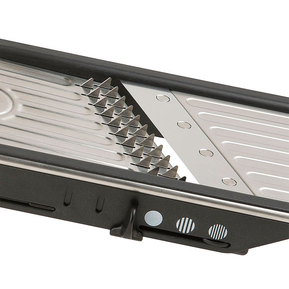 PL8 PL8 Professional Slicer Adjustable 3-in-1 Tool with Stainless Steel Blades Safety Hand Guard and Soft Grip Handle for Effortless Slicing - View 5 of 5