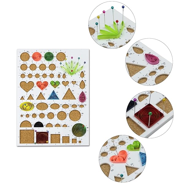 YURROAD YURROAD 19pcs Paper Quilling Tools Kit: Slotted Pen, Board, Comb & More for DIY Crafts - View 5 of 10