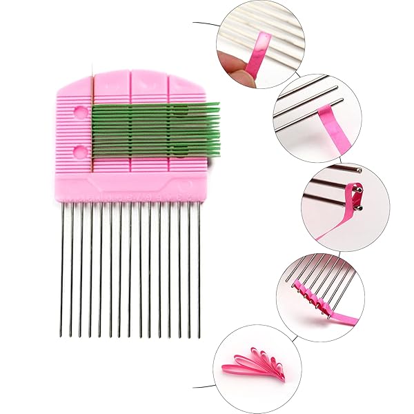 YURROAD YURROAD 19pcs Paper Quilling Tools Kit: Slotted Pen, Board, Comb & More for DIY Crafts - View 6 of 10