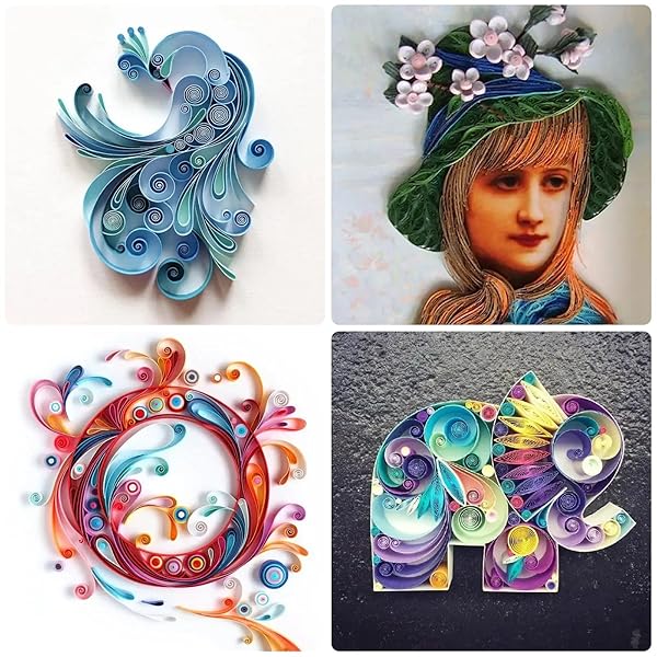 YURROAD YURROAD 19pcs Paper Quilling Tools Kit: Slotted Pen, Board, Comb & More for DIY Crafts - View 9 of 10