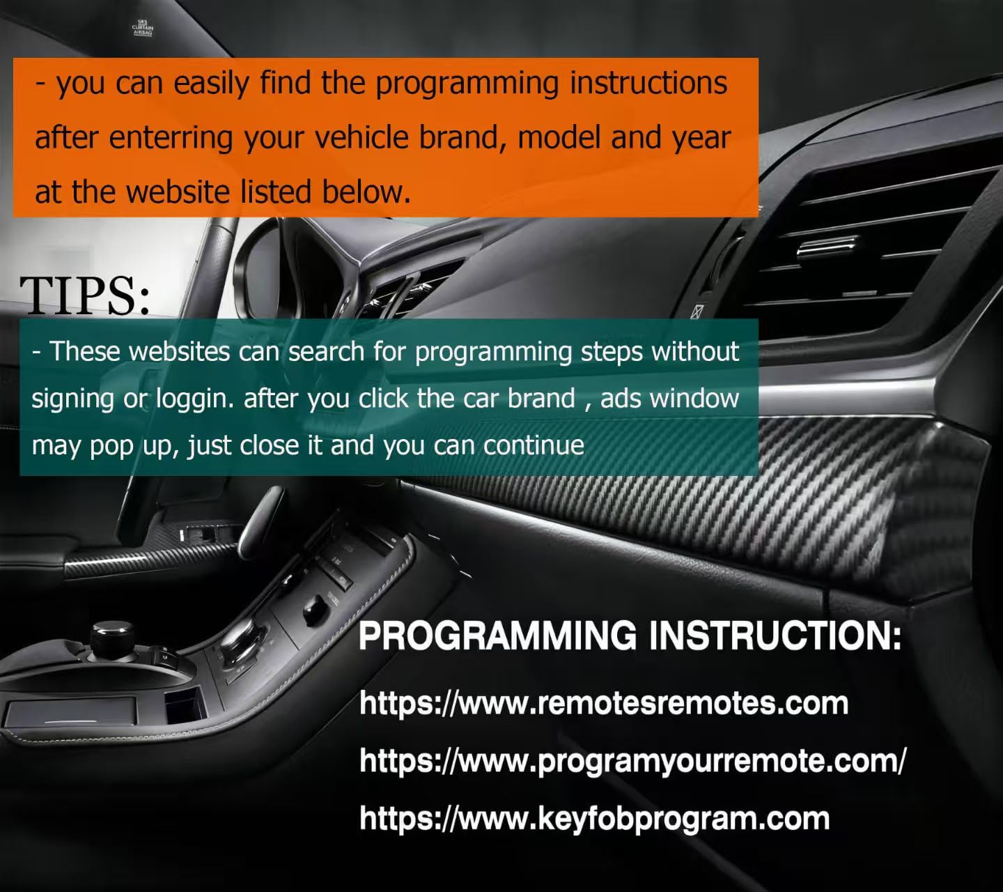 Mushan 2Pack Keyless Entry Remote Control Key Fob Replacement for Ford F150 F250 F350 Lincoln Navigator Mercury Mariner Black - View 5 of 7