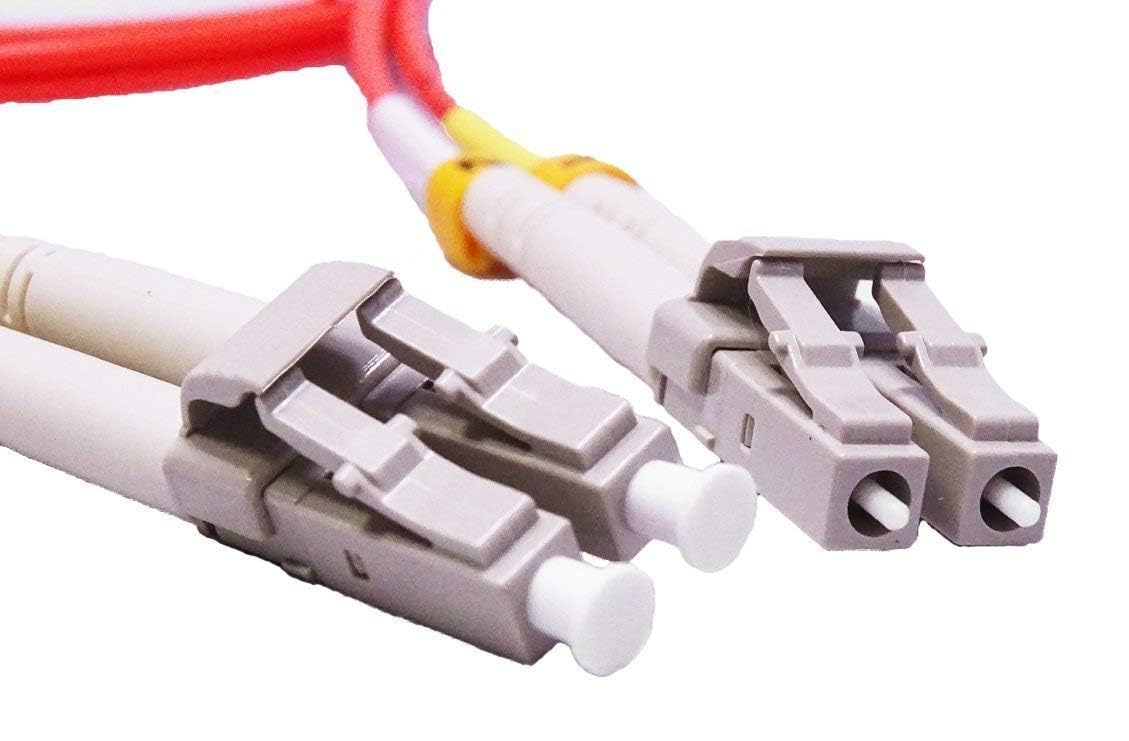 Ultra Spec Cables 1.5 Meter Multimode Duplex Fiber Optic Cable LC to LC Orange 62.5/125 High Speed Connectivity - View 3 of 6