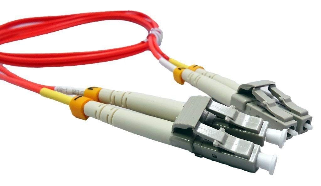Ultra Spec Cables 1.5 Meter Multimode Duplex Fiber Optic Cable LC to LC Orange 62.5/125 High Speed Connectivity - View 4 of 6