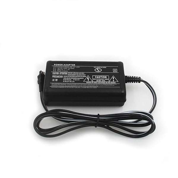 ZIQIAN AC Power Adapter Charger for Sony Handycam DCR-HC21, HC26, HC28, HC30, HC32, HC36, HC38, HC42, HC52, HDR-HC3, HC5, HC7, HC9 - View 4 of 7
