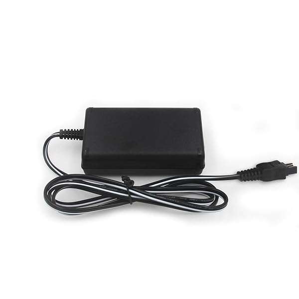 ZIQIAN AC Power Adapter Charger for Sony Handycam DCR-HC21, HC26, HC28, HC30, HC32, HC36, HC38, HC42, HC52, HDR-HC3, HC5, HC7, HC9 - View 5 of 7