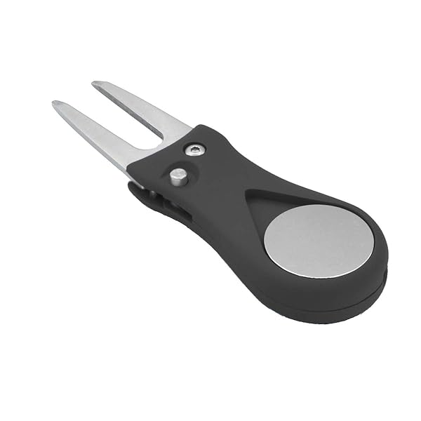 BettGolf BettGolf Lightweight Mini Divot Repair Tool with Pop-up Button and Magnetic Ball Marker for Professional Golfers Black 101