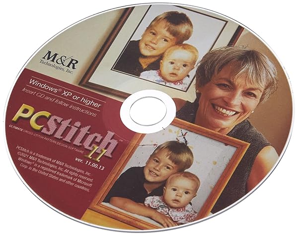 M & R Technologies MR Technologies PC Stitch Cross Stitch Software Version 11 for Easy and Creative Stitching Projects - View 2 of 4