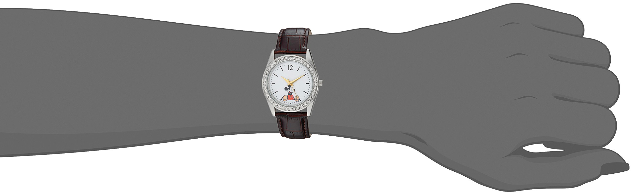 Disney Women's Mickey Mouse Quartz Metal Casual Watch Brown Model WDS000379 - View 2 of 3