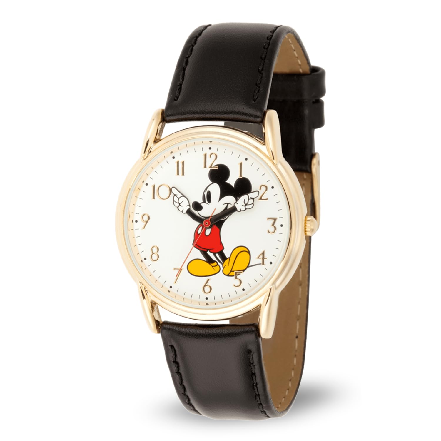 Disney Men's Mickey Mouse Quartz Metal Casual Watch Black WDS000405