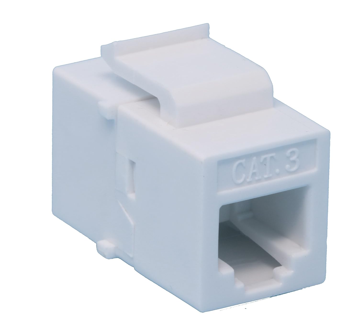 RiteAV RJ11-12 White Phone Keystone Jack Coupler Female to Female for Easy Connectivity