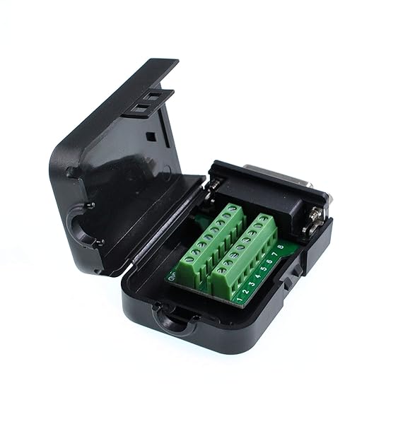 Oiyagai Oiyagai DB15 Female 15Pin Connector Adaptor with Nut Terminal Breakout Board Signal Module Case Free Welding - View 6 of 9