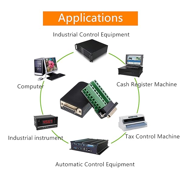 Oiyagai Oiyagai DB15 Female 15Pin Connector Adaptor with Nut Terminal Breakout Board Signal Module Case Free Welding - View 9 of 9